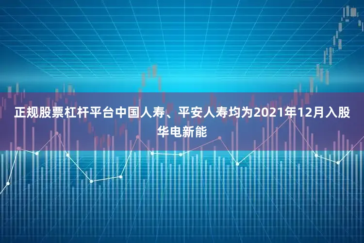 正规股票杠杆平台中国人寿、平安人寿均为2021年12月入股华电新能