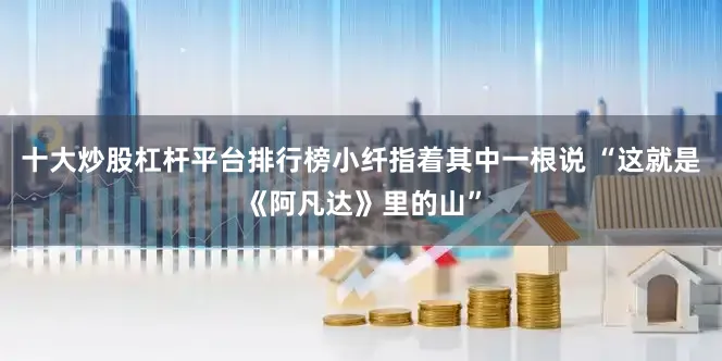 十大炒股杠杆平台排行榜小纤指着其中一根说 “这就是《阿凡达》里的山”